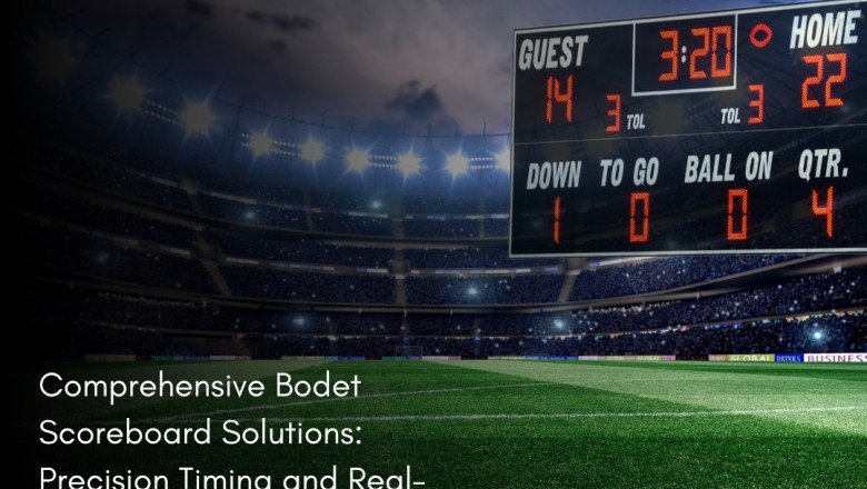 Improve Your Game New-Gen Scoreboard Solutions