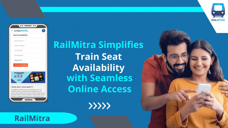 RailMitra Simplifies Train Seat Availability with Seamless Online Access