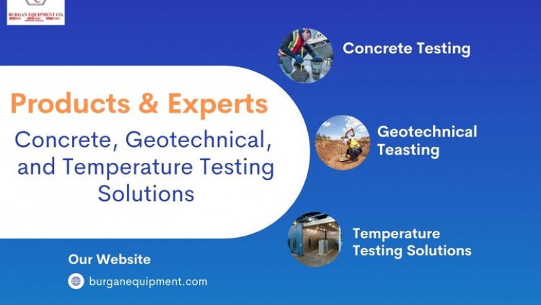 Products & experts in Concrete, Geotechnical, and Temperature Testing Solutions