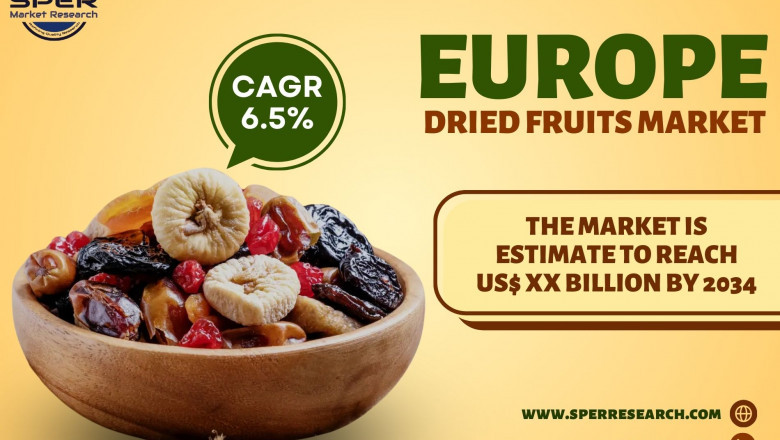 Europe Dried Fruits Market Analysis, Growth Driver, Demand, Challenges and Future Investment Opportunities till 2034: SPER Market Research
