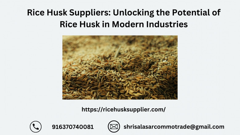 Rice Husk Suppliers: Unlocking the Potential of Rice Husk in Modern Industries