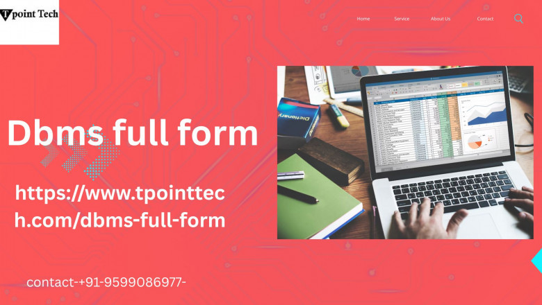 DBMS Full Form: What it Stands For
