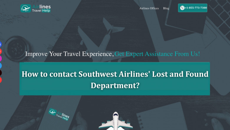 How to contact Southwest Airlines' Lost and Found Department?