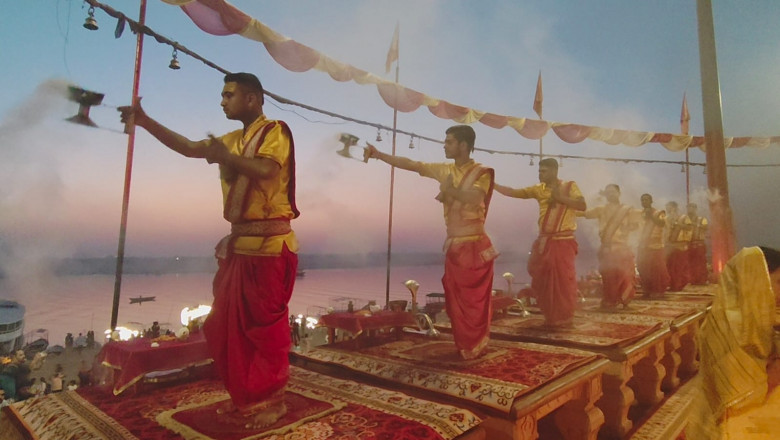 Ganga Aarti at Dashashwamedh Ghat
