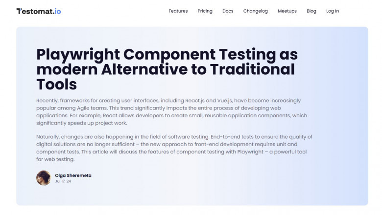 Playwright React: Revolutionizing Component Testing with Modern Alternatives