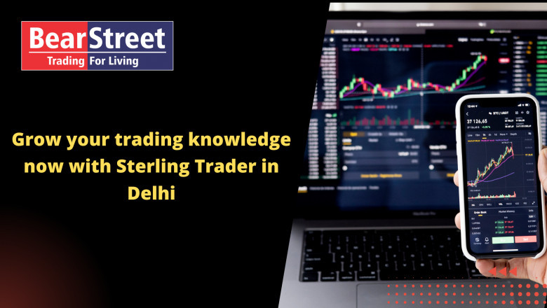 Grow your trading knowledge now with Sterling Trader in Delhi