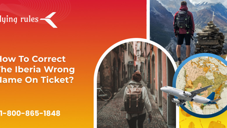 How To Correct The Iberia Wrong Name On Ticket?