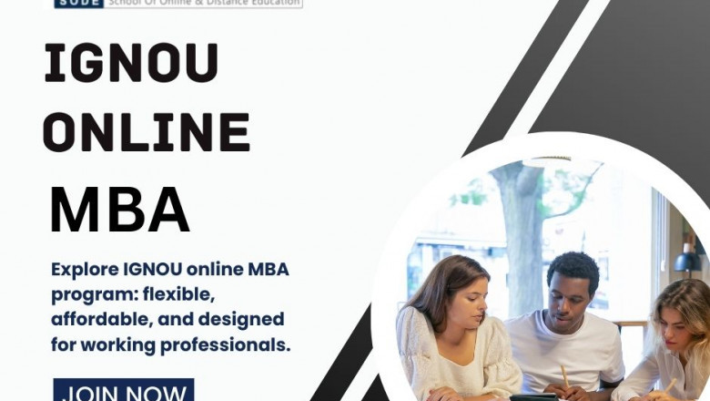 IGNOU Online MBA Course: July Admission Session 2025