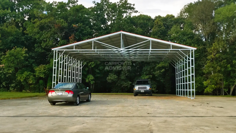 Why Vertical Roof Metal Carports Are Ideal For Areas With Heavy Snow And Rain