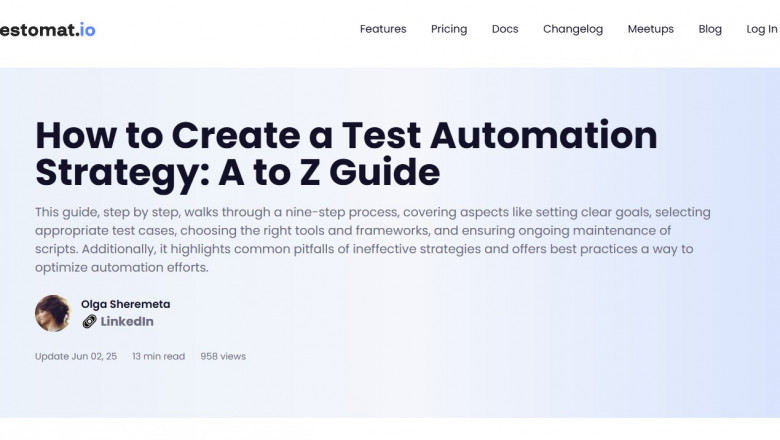 How to Build a Test Automation Strategy Document That Actually Works