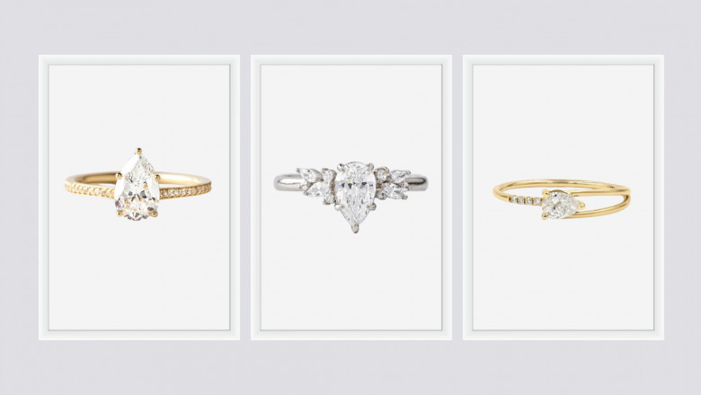 The Ultimate Symbol of Grace: Pear Shaped Engagement Ring Trends