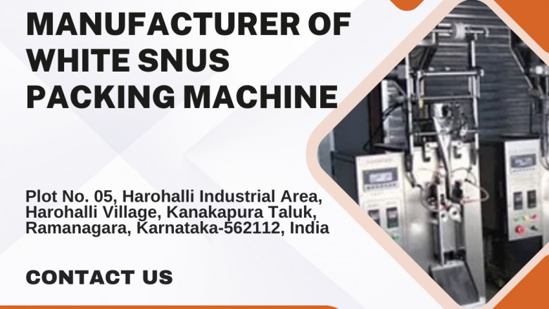 Manufacturer of White Snus Packing Machine | High-Precision